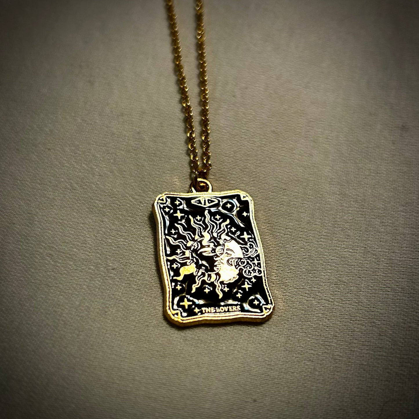 VI, The Lovers in Black and Gold