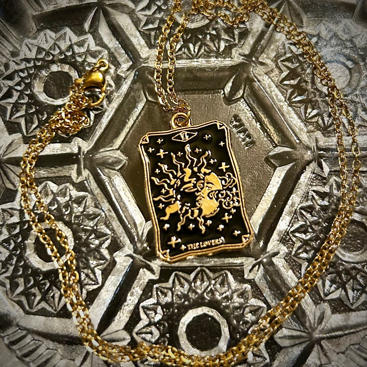 VI, The Lovers in Black and Gold