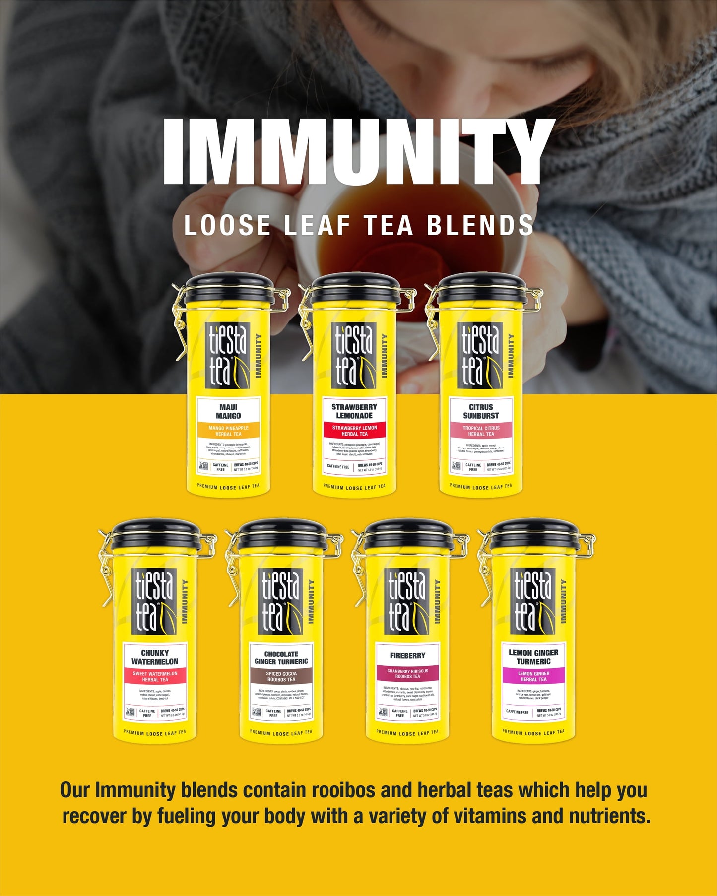 Tiesta Tea - Maui Mango, Immunity Loose Leaf Fruit Tea