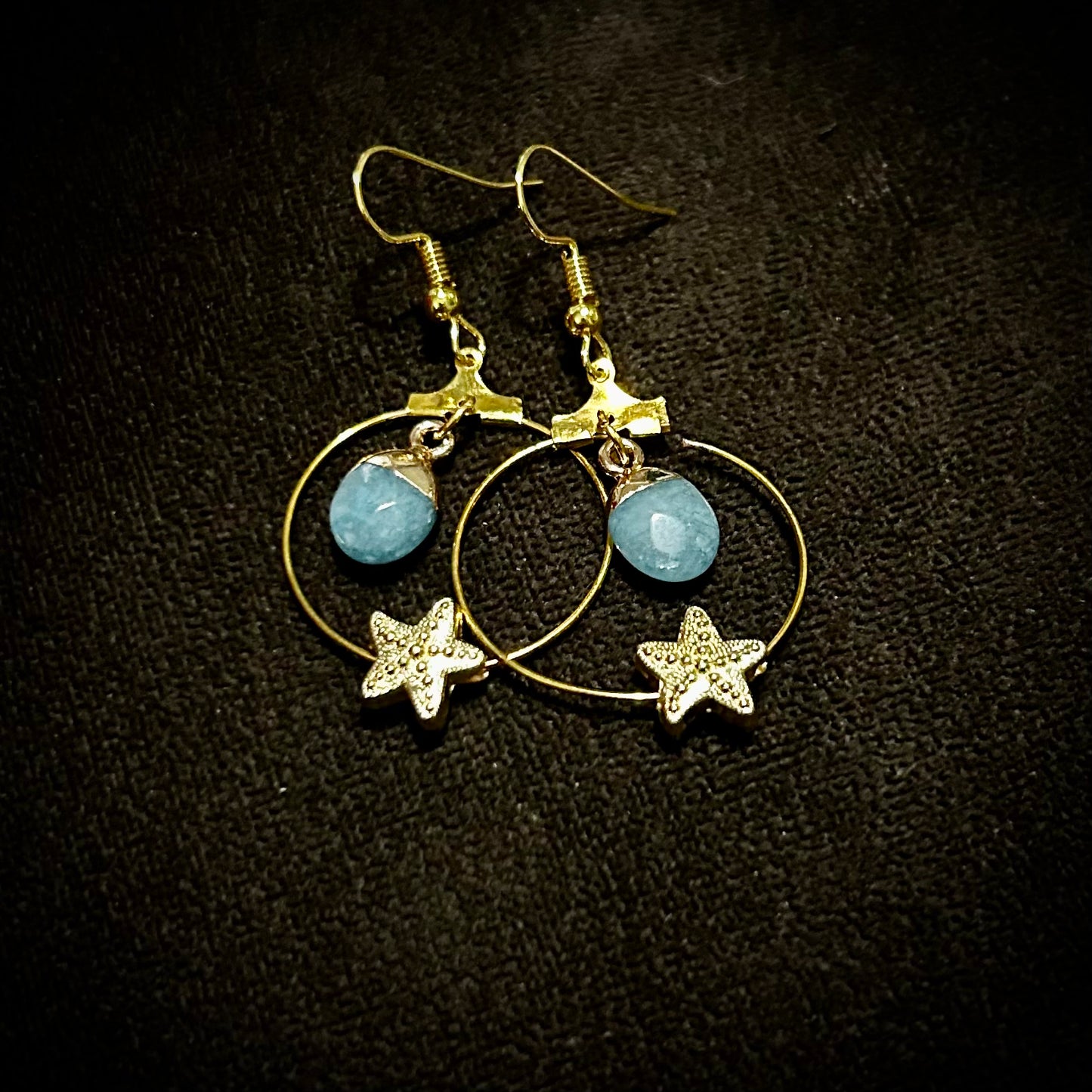 Starfish Pendant Earrings