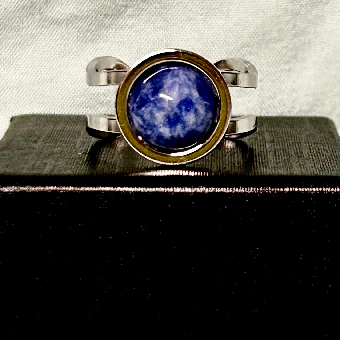 Blue Moon Ring in Stainless Steel